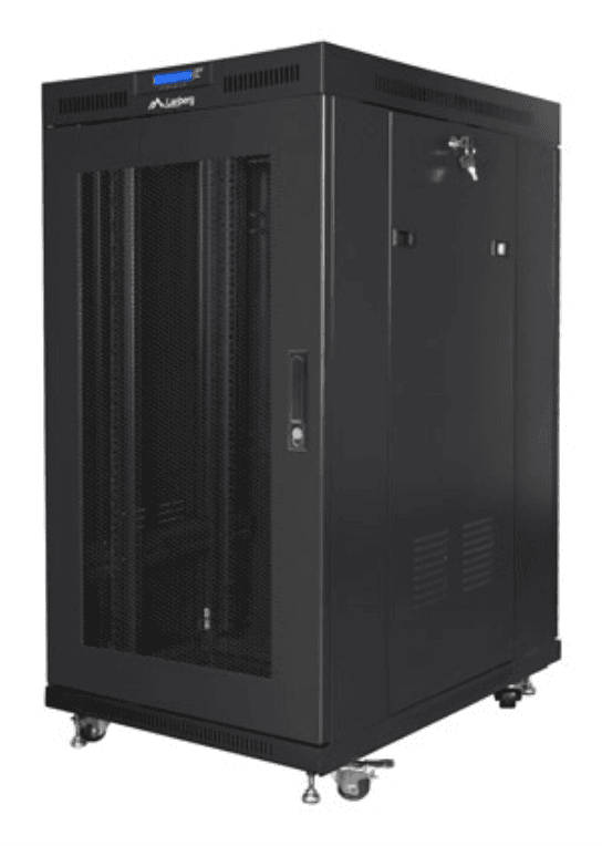 Lanberg FF01-8022-23BL armario rack 22U Rack o bastidor independiente Negro