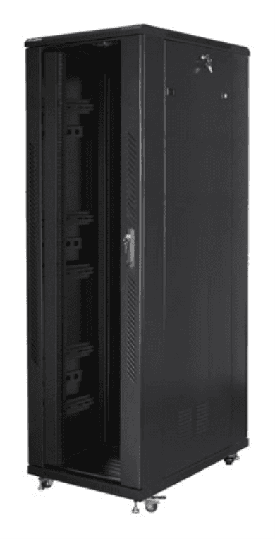 Lanberg FF01-8242-12B armario rack 42U Rack o bastidor independiente Negro