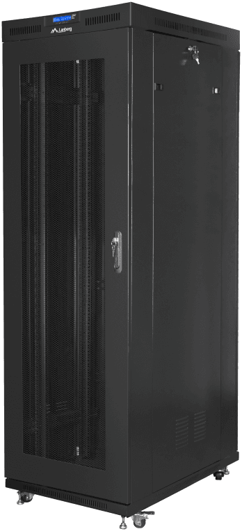 Lanberg FF01-8227-23BL armario rack 27U Rack o bastidor independiente Negro