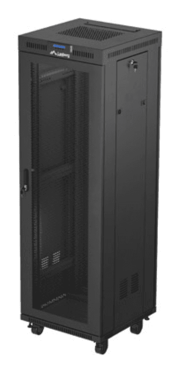 Lanberg FF01-6637-23BL armario rack 37U Rack o bastidor independiente Negro