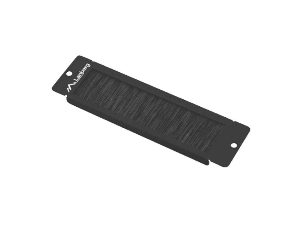 Lanberg AK-1104-B accesorio de bastidor Panel pasacables con cepillo
