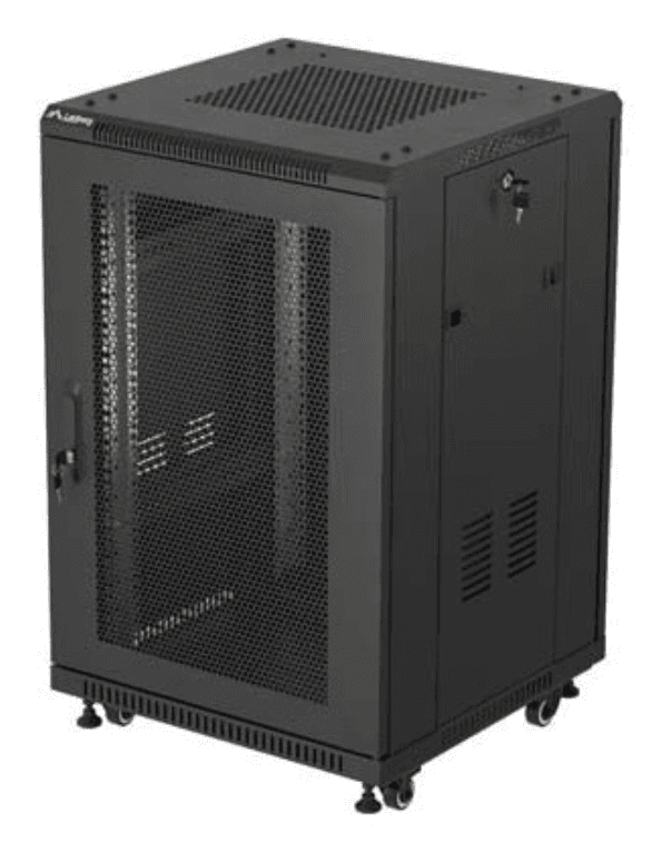 Lanberg FF01-6618-23B armario rack 18U Rack o bastidor independiente Negro