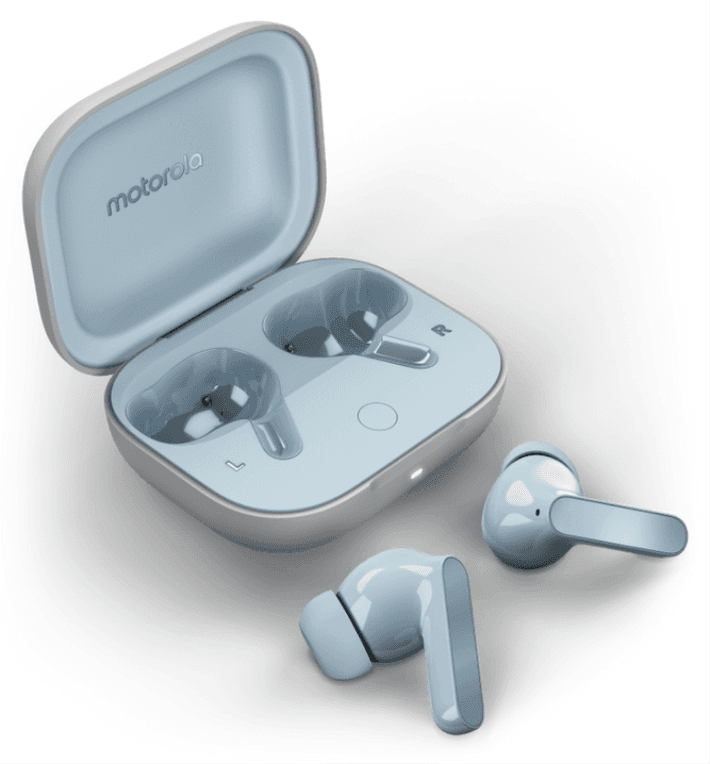 Motorola Moto Buds Auriculares Inalámbrico Dentro de oído Llamadas/Música/Deporte/Uso diario Bluetooth Azul