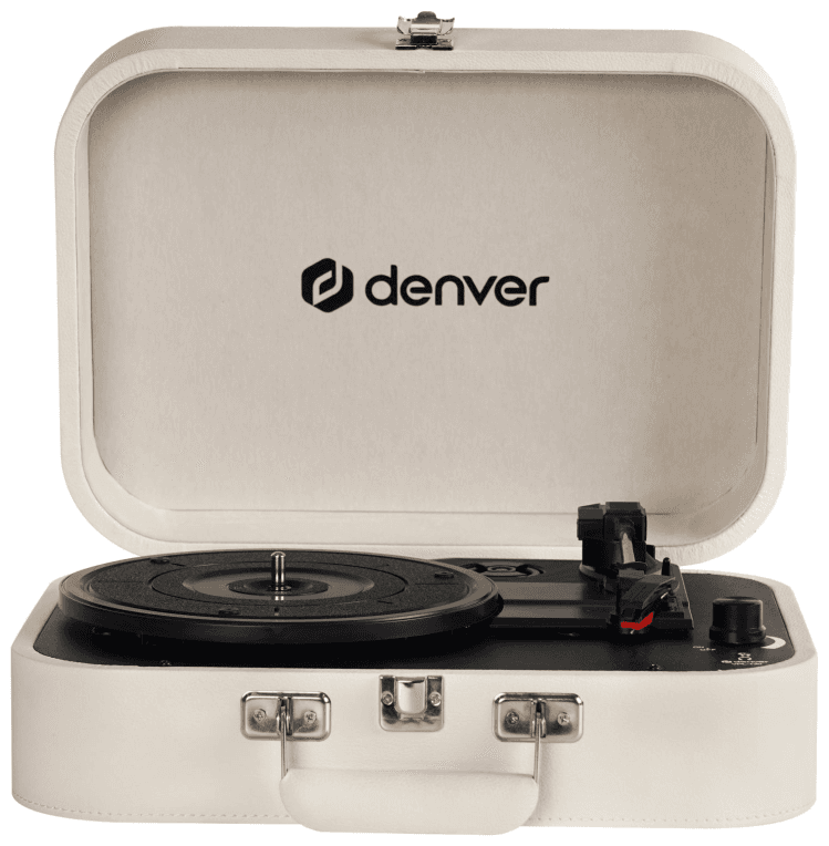 Denver VPL-130 Tocadiscos de tracción directa Beige Automático