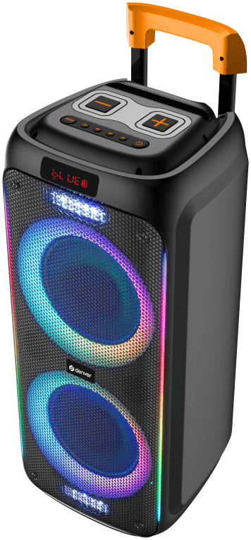 Denver TSP-456 Altavoz para fiestas Negro 60 W