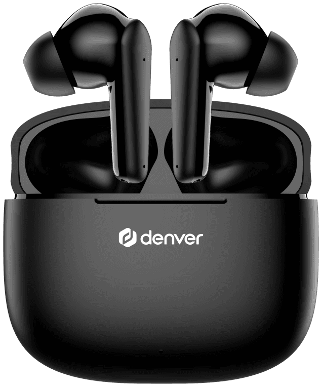 Denver TWE-48B Auriculares True Wireless Stereo (TWS) Dentro de oído Llamadas/Música Bluetooth Negro
