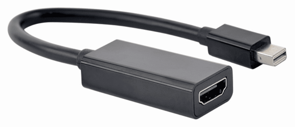 Gembird A-MDPM-HDMIF-02 adaptador de cable de vídeo Mini DisplayPort HDMI tipo A (Estándar) Negro