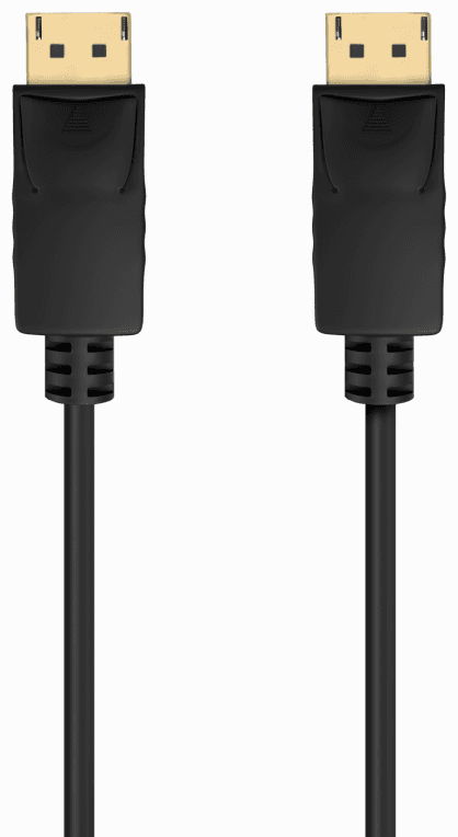 AISENS Cable DISPLAYPORT V1.2 CCS 4K@60Hz, DP/M-DP/M, Negro, 2.0m