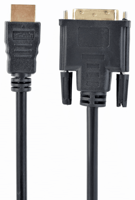 Gembird 1.8m, HDMI/DVI, M/M 1,8 m DVI-D Negro