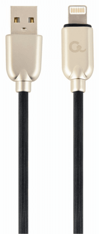 Cablexpert CC-USB2R-AMLM-2M cable de conector Lightning Negro