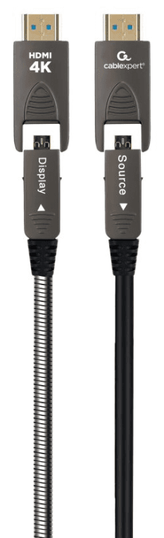 Gembird CCAP-HDMIDD-AOC-10M cable HDMI HDMI Type-A/HDMI Type-D Negro