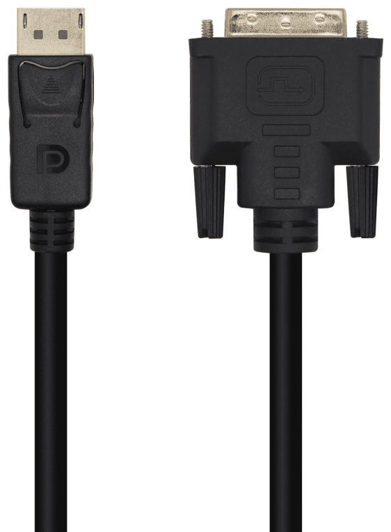 AISENS Cable Conversor DisplayPort A DVI, DP/M-DVI/M, Negro, 3.0m