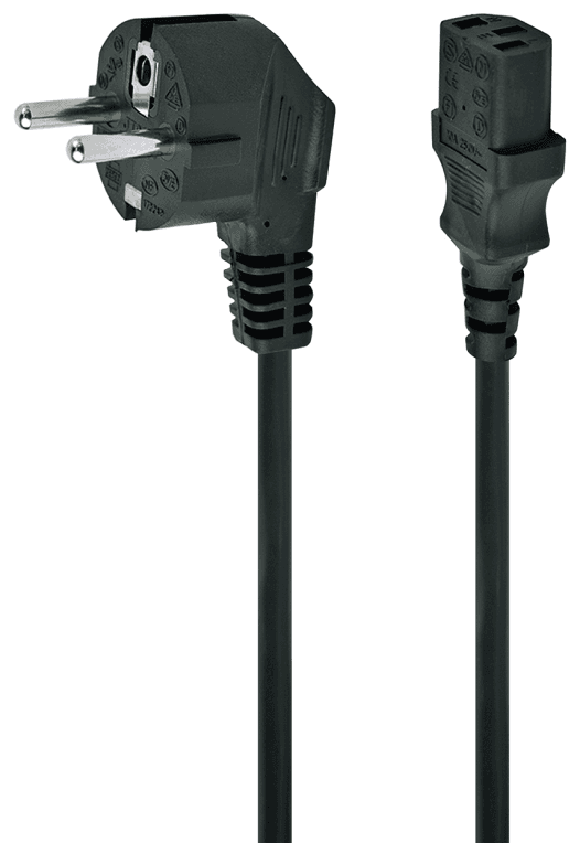 Gembird PC-186-VDE-5M cable de transmisión Negro