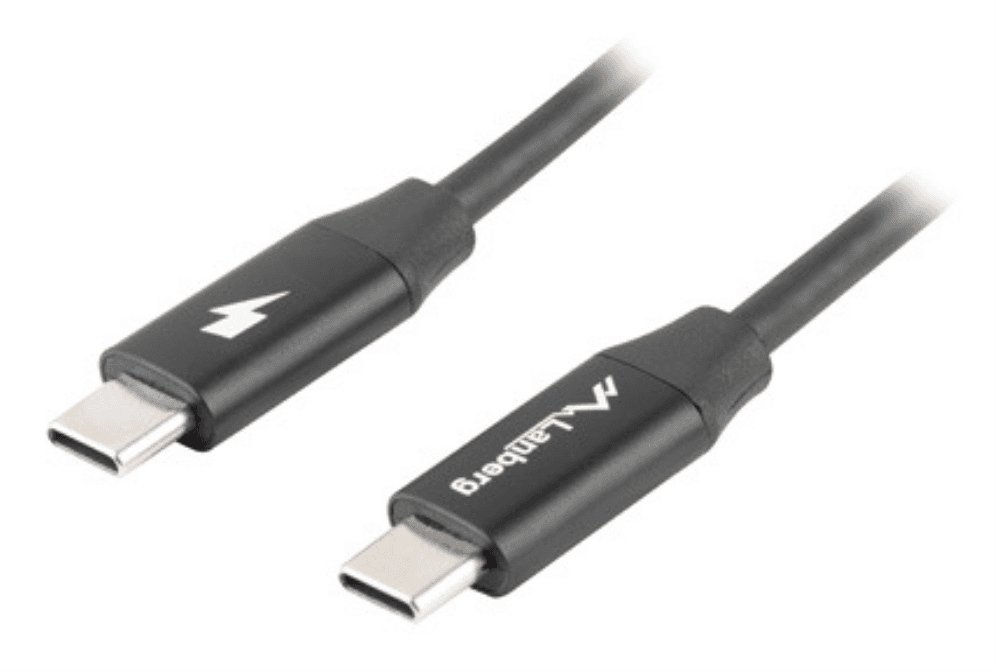Lanberg CA-CMCM-40CU-0010-BK cable USB USB 2.0 1 m USB C Negro