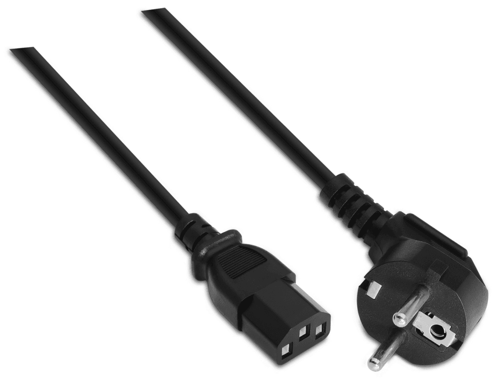 AISENS A132-0170 cable de transmisión Negro 10 m CEE7/7 C13 acoplador