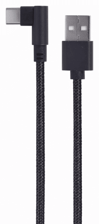 Gembird CC-USB2-AMCML-0.2M cable USB USB 2.0 0,2 m USB A USB C 0,48 Gbit/s Negro