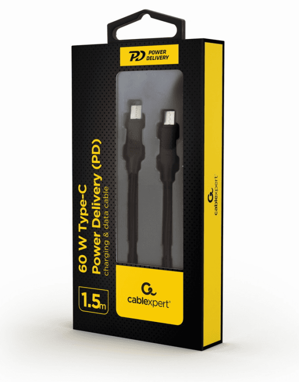 Gembird CC-USB2-CMCM60-1.5M cable USB USB 2.0 1,5 m USB C Negro