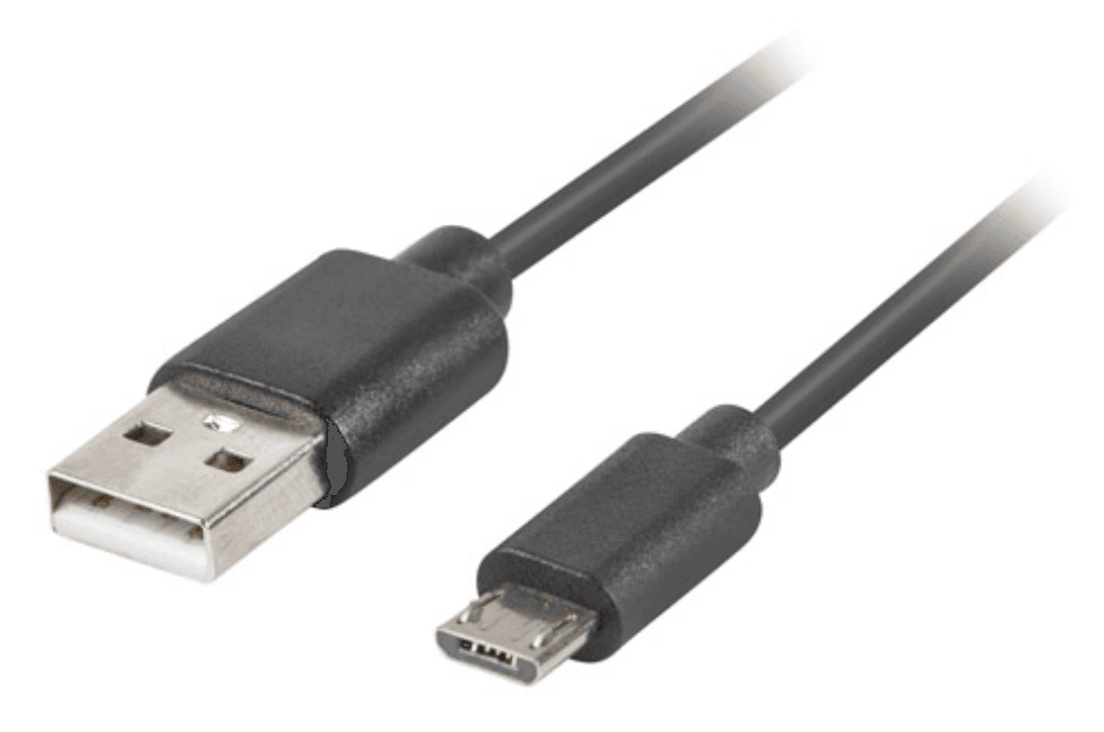 Lanberg CA-USBM-20CU-0018-BK cable USB USB 2.0 1,8 m Micro-USB A USB C Negro