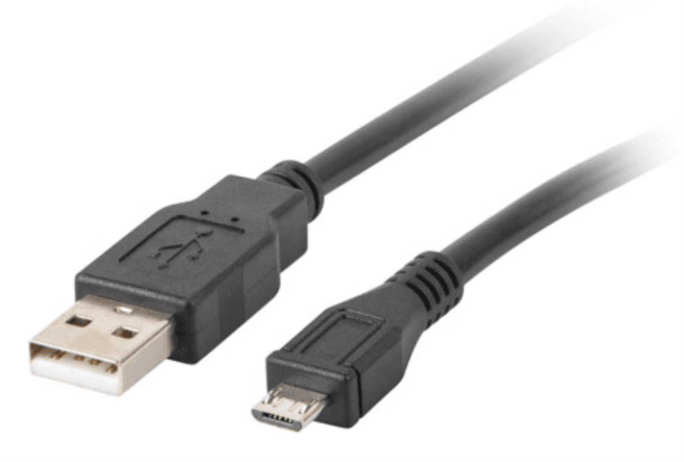 Lanberg CA-USBM-10CC-0018-BK cable USB USB 2.0 1,8 m Micro-USB B USB A Negro