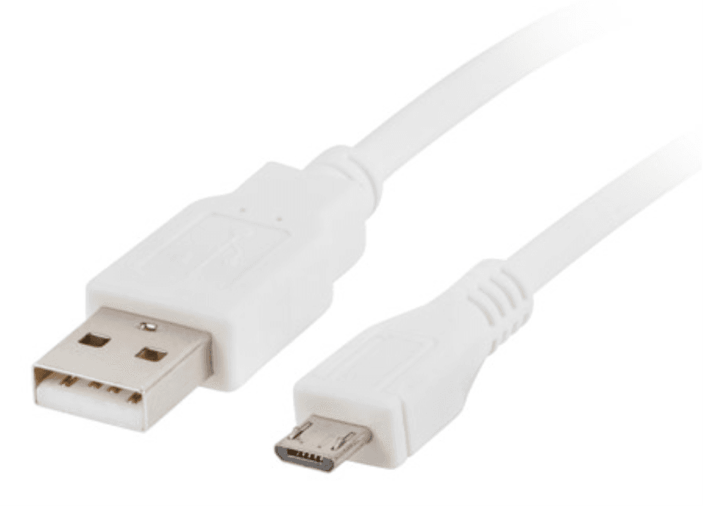 Lanberg CA-USBM-10CC-0018-W cable USB USB 2.0 1,8 m Micro-USB B USB A Blanco