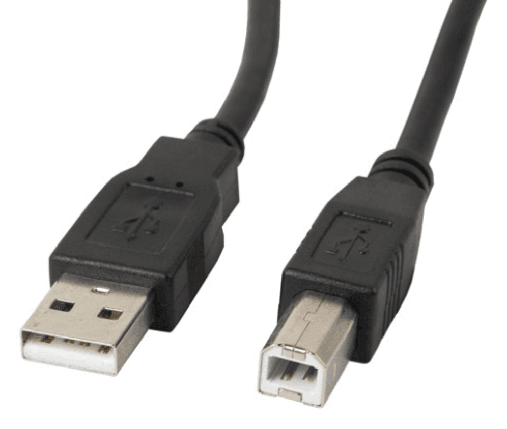 Lanberg CA-USBA-11CC-0030-BK cable USB USB 2.0 3 m USB B Negro