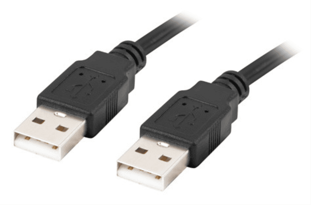 Lanberg CA-USBA-20CU-0018-BK cable USB USB 2.0 1,8 m Negro