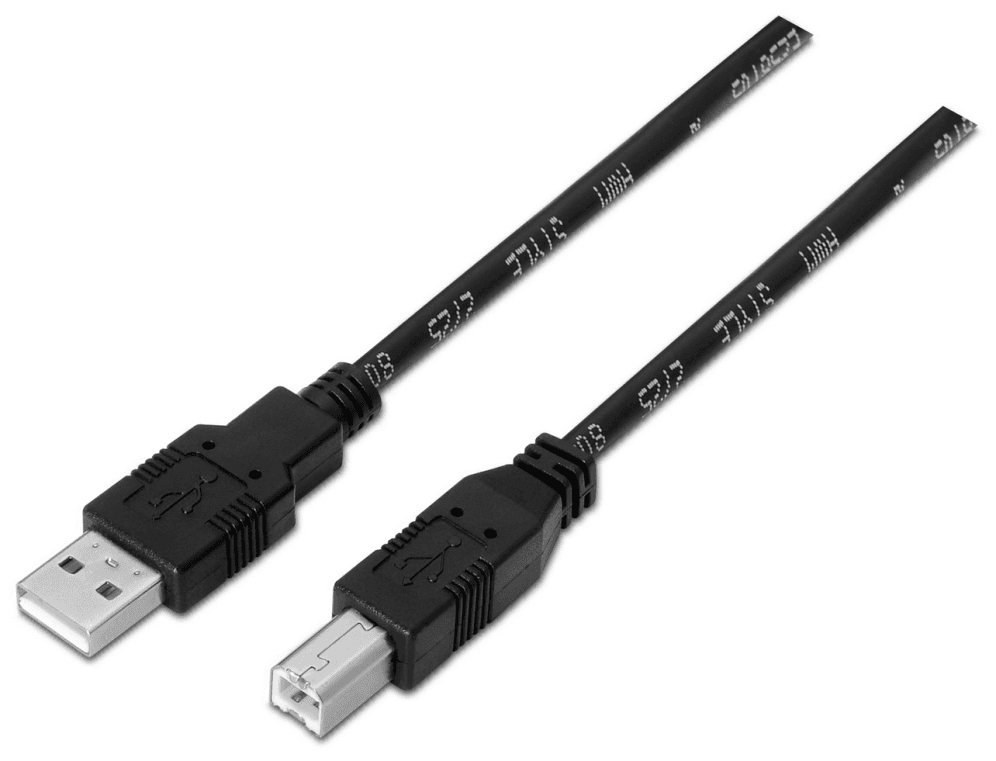 AISENS A101-0005 cable USB USB 2.0 1 m USB A USB B Negro