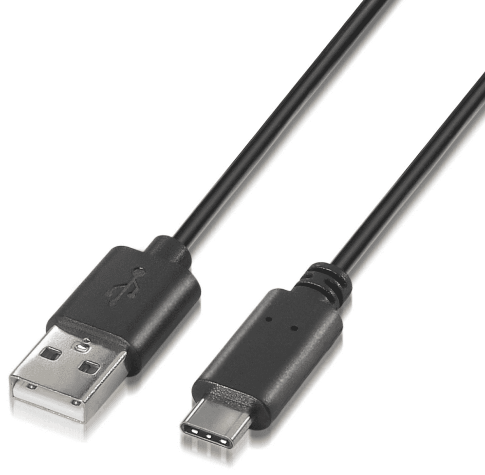 AISENS A107-0051 cable USB USB 2.0 1 m USB A USB C Negro