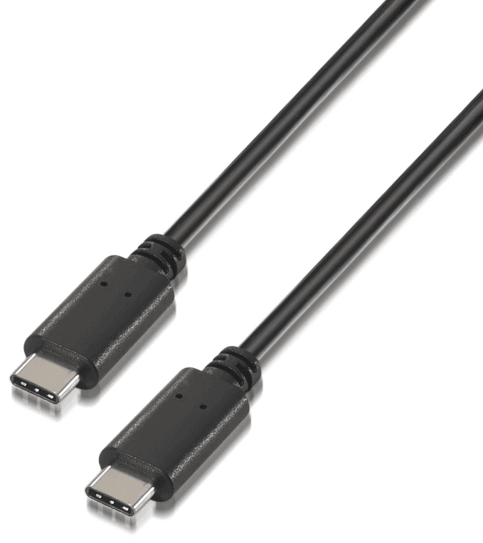 AISENS A107-0056 cable USB USB 2.0 1 m USB C Negro