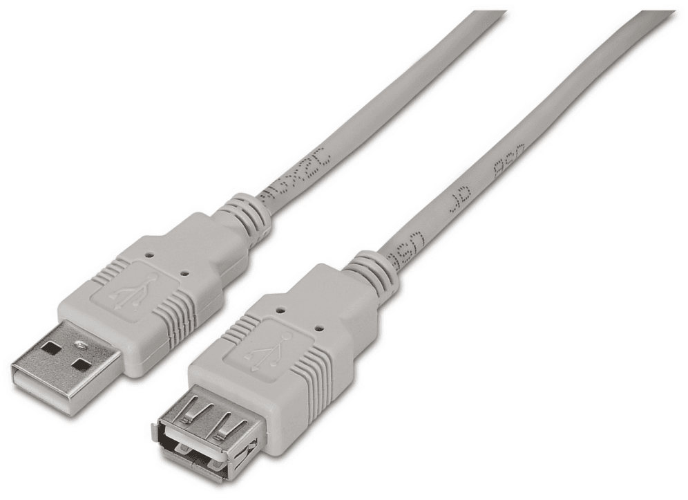 AISENS A101-0014 cable USB USB 2.0 3 m USB A Beige