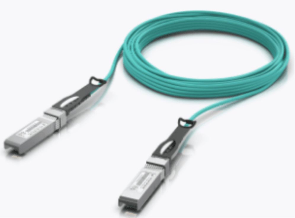 Ubiquiti UACC-AOC-SFP10-5M Cable de fibra óptica e InfiniBand SFP+ Color aguamarina