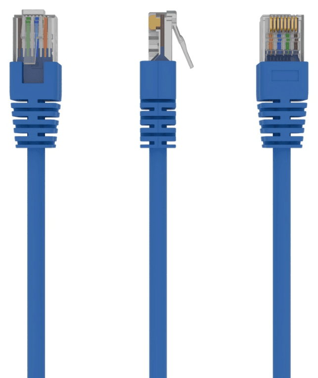 Gembird PP12-0.5M/B cable de red Azul 0,5 m Cat5e