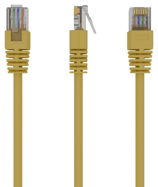 Gembird PP12-3M/Y cable de red Amarillo Cat5e U/UTP (UTP)