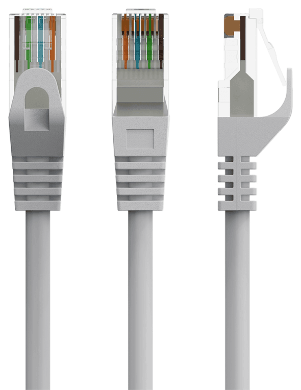 Gembird PP6U-0.5M cable de red Blanco 0,5 m Cat6 U/UTP (UTP)