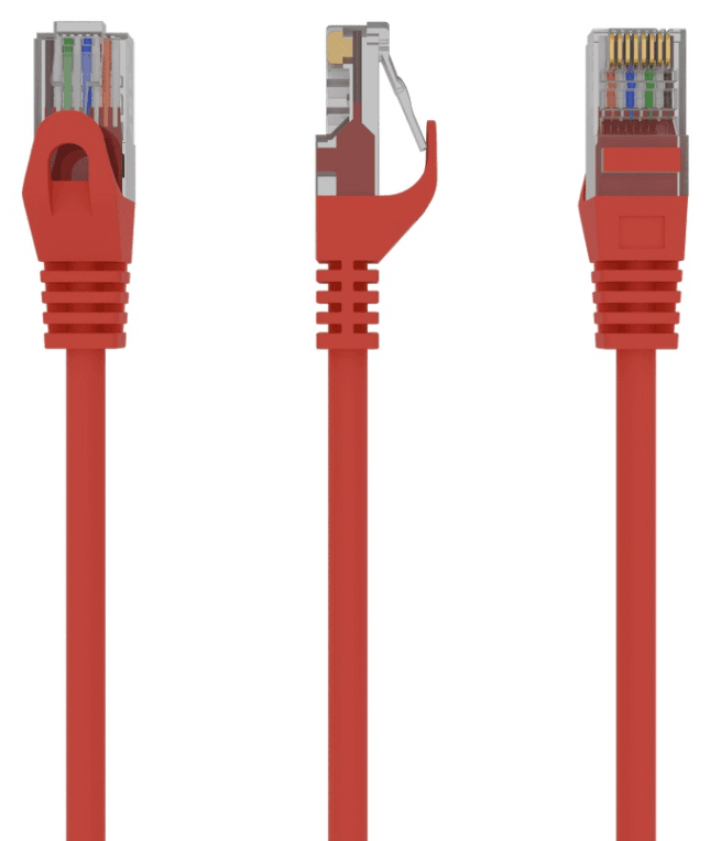 Gembird PP6U-0.25M cable de red Rojo 0,25 m Cat6 U/UTP (UTP)
