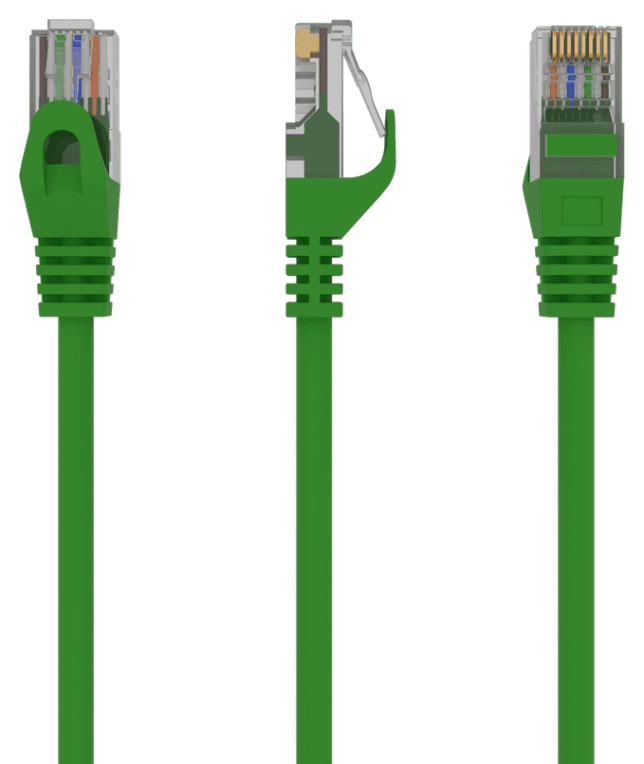 Gembird PP6U-0.25M/G cable de red Verde 0,25 m Cat6 U/UTP (UTP)