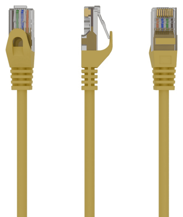 Gembird PP6U-1M cable de red Amarillo Cat6 U/UTP (UTP)