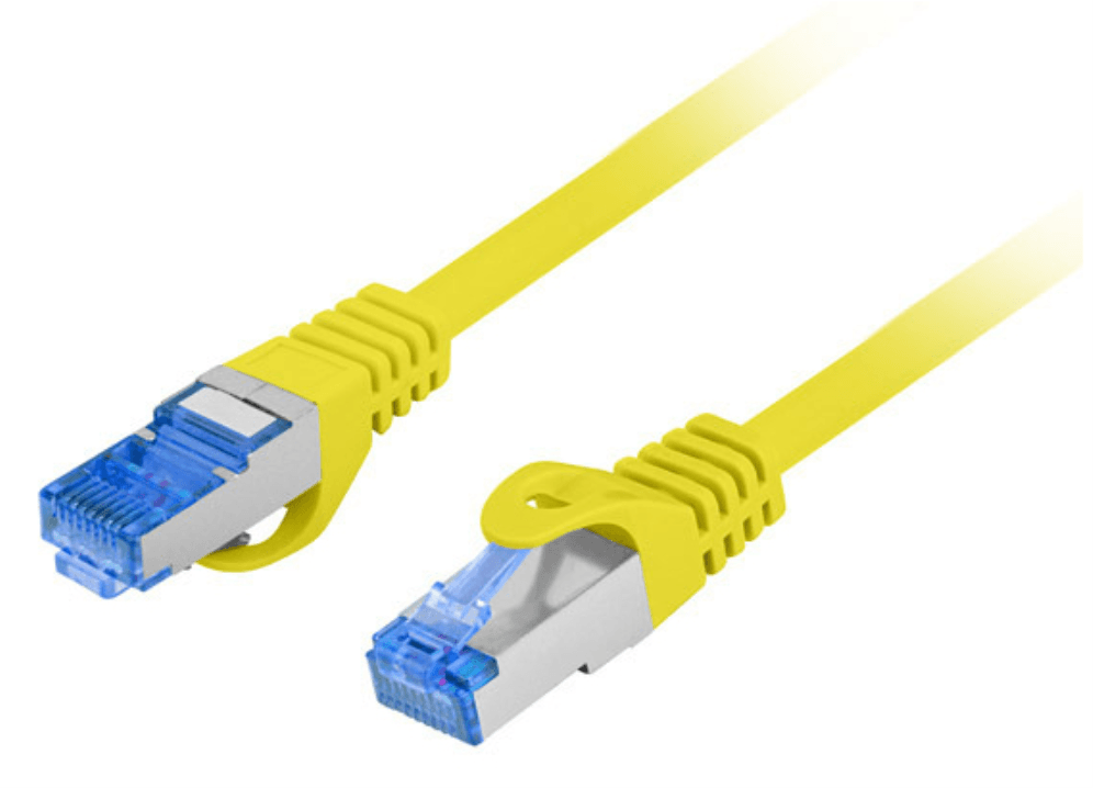 Lanberg PCF6A-10CC cable de red Amarillo 10 m Cat6a S/FTP (S-STP)