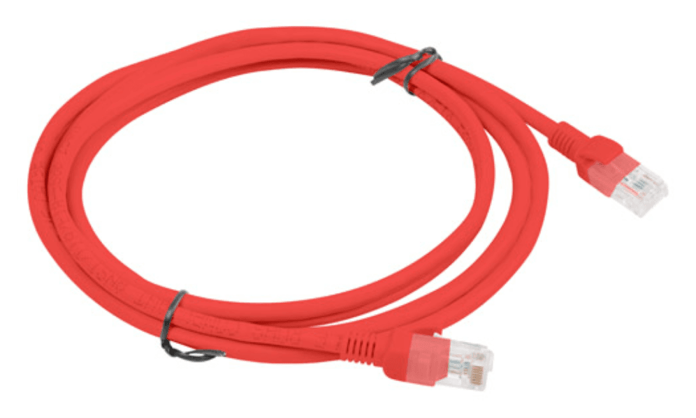 Lanberg PCU6-10CC-0200-R cable de red Rojo 2 m Cat6 U/UTP (UTP)