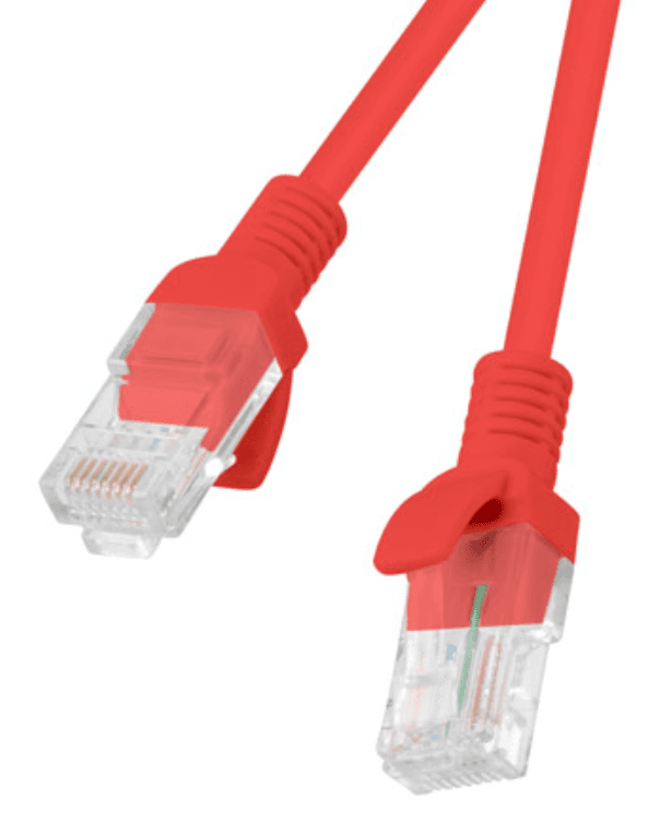 Lanberg PCU6-10CC-1000-R cable de red Rojo 10 m Cat6 U/UTP (UTP)