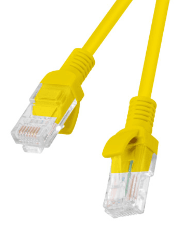 Lanberg PCU6-10CC-1000-Y cable de red Amarillo 10 m Cat6 U/UTP (UTP)