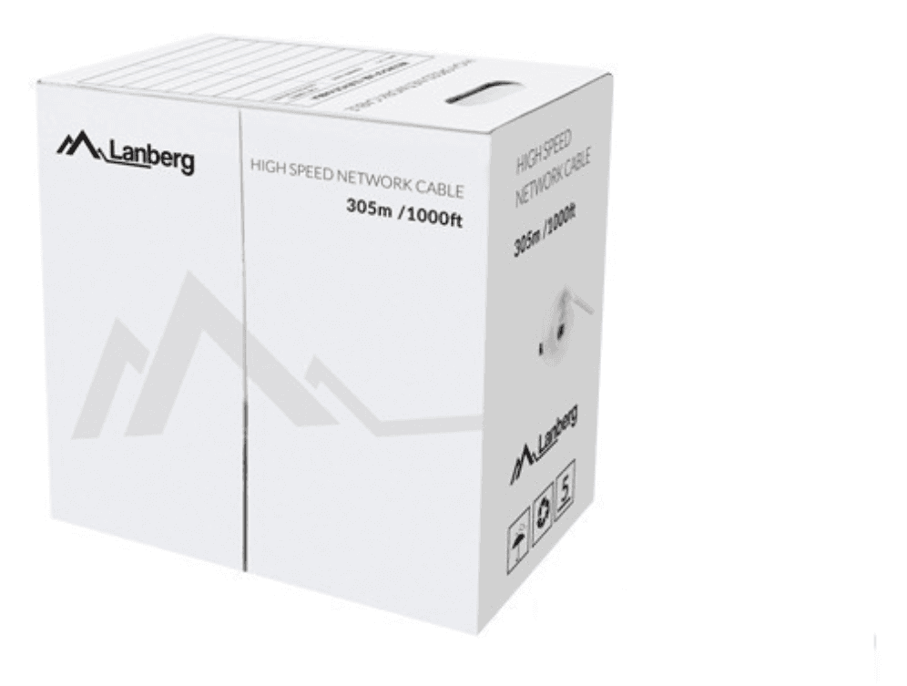 Lanberg LCU5-12CU-0305-O cable de red Naranja 305 m Cat5e U/UTP (UTP)