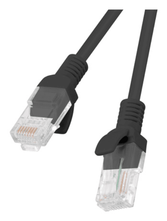 Lanberg PCU6-10CC-0100-BK cable de red Negro 1 m Cat6 U/UTP (UTP)