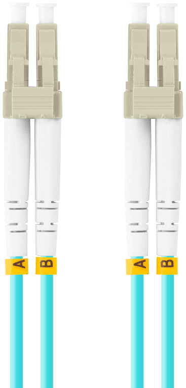 Lanberg FO-LULU-MD31-0050-TQ Cable de fibra óptica e InfiniBand 5 m LC Color aguamarina