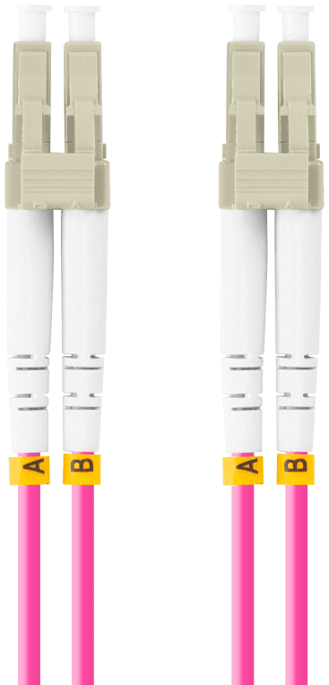 Lanberg FO-LULU-MD41-0020-VT Cable de fibra óptica e InfiniBand 2 m LC Violeta