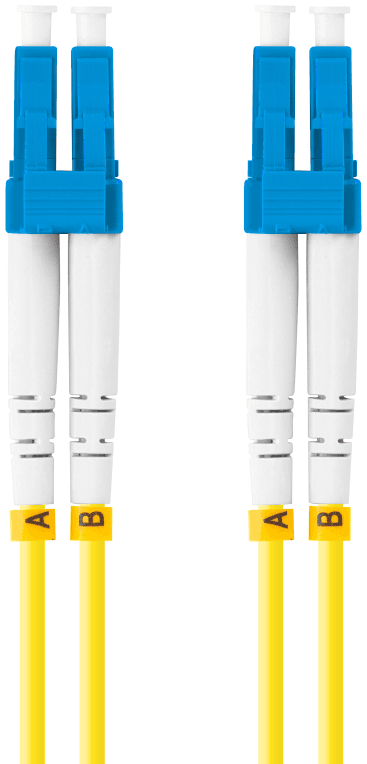 Lanberg FO-LULU-SD11-0010-YE Cable de fibra óptica e InfiniBand 3 m LC Amarillo