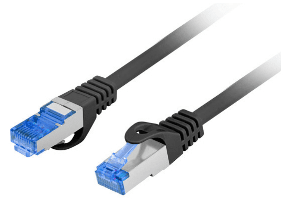 Lanberg PCF6A-10CC cable de red Negro 10 m Cat6a S/FTP (S-STP)