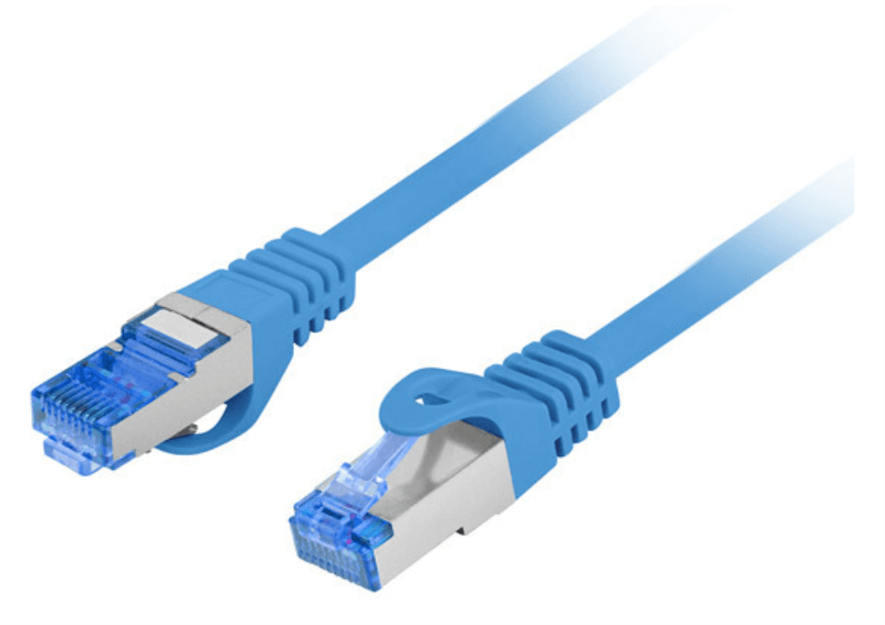 Lanberg PCF6A-10CC cable de red Azul 2 m Cat6a S/FTP (S-STP)