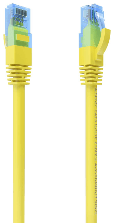 AISENS A135-0838 cable de red Amarillo 5 m Cat6 U/UTP (UTP)