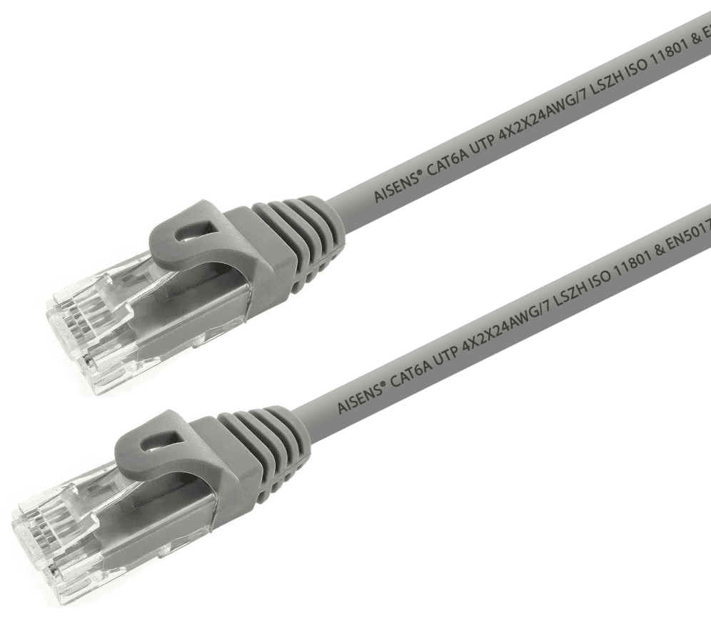 AISENS A145-0326 cable de red Gris 1 m Cat6a U/UTP (UTP)